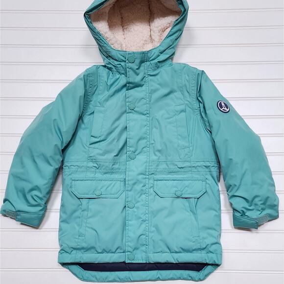 Lands End Kids Expedition Waterproof Winter Down Parka Jacket - Picture 6 of 15